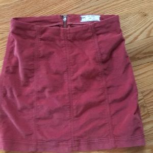 Free People cord skirt